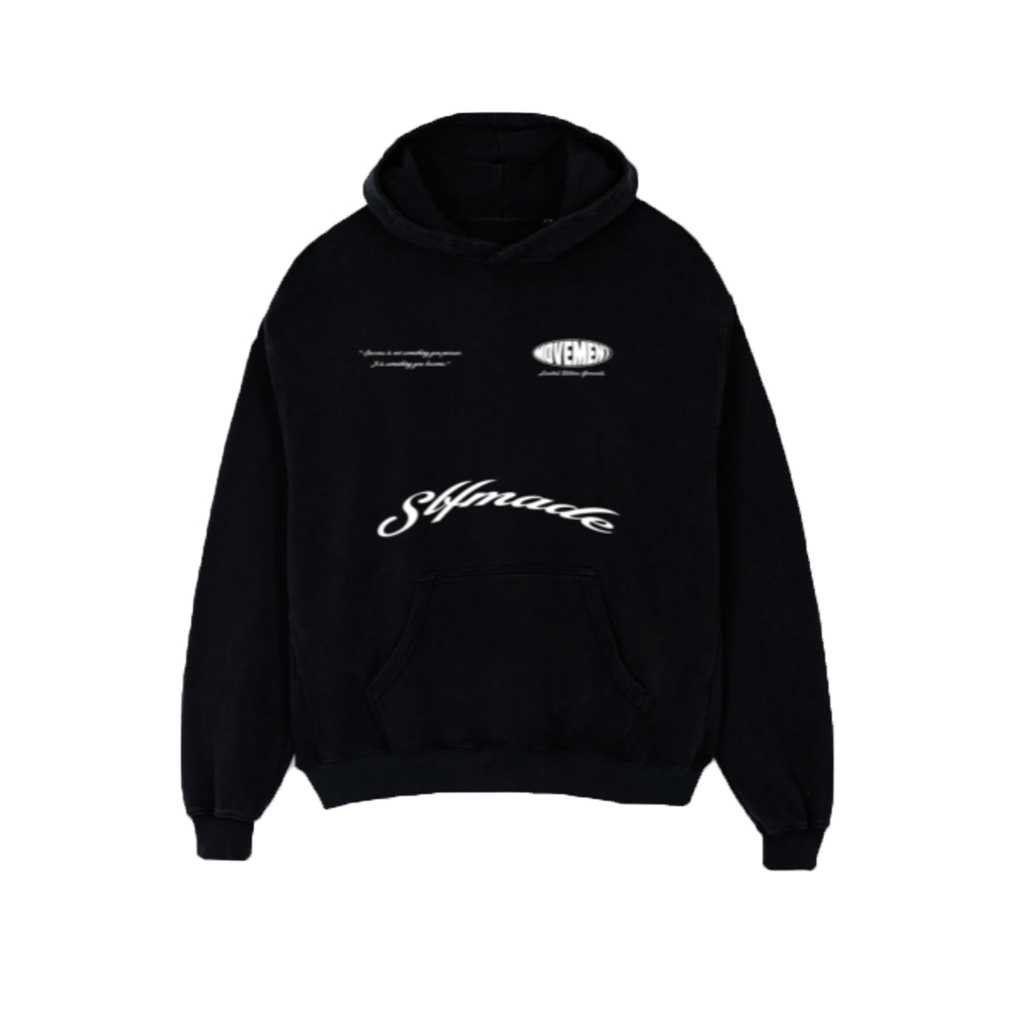 Elegance Oversized Hoodie Black